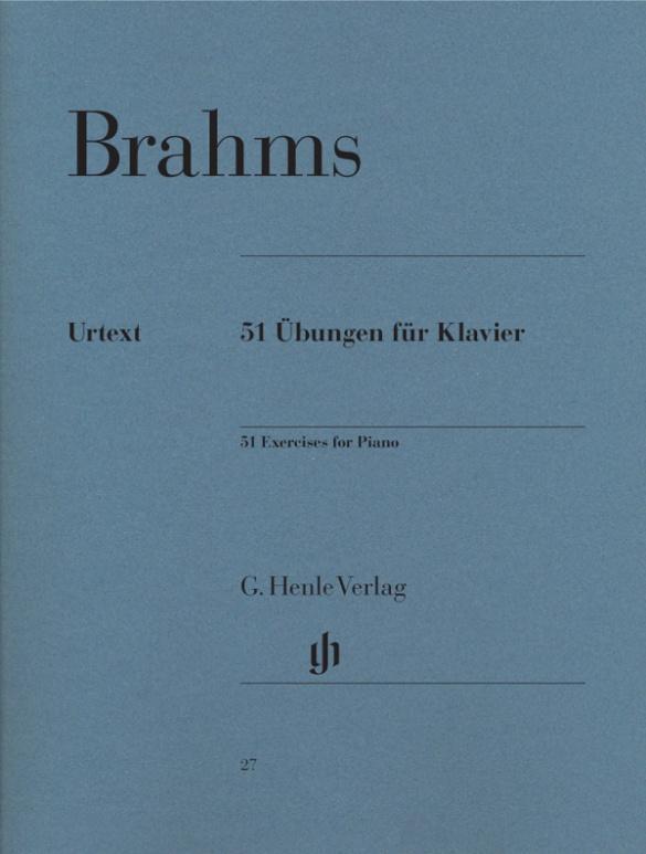 Cover: 9790201800271 | Brahms, Johannes - 51 Übungen für Klavier | Camilla Cai | Taschenbuch
