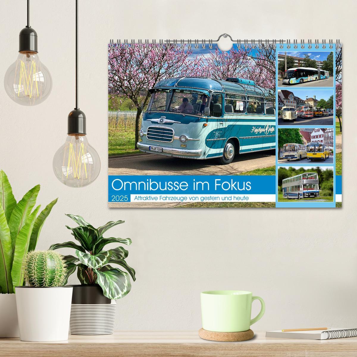 Bild: 9783383829895 | Omnibusse im Fokus (Wandkalender 2025 DIN A4 quer), CALVENDO...