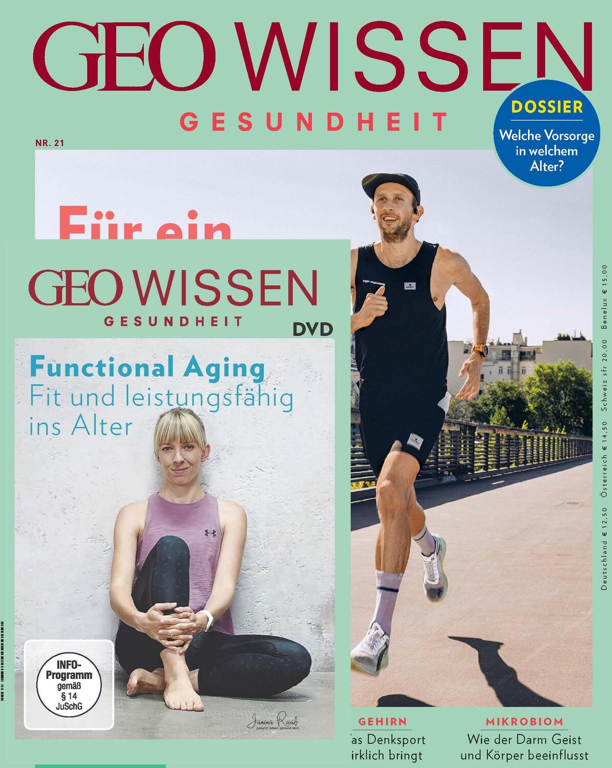 Cover: 9783652012041 | GEO Wissen Gesundheit mit DVD 21/22 - Für ein langes, gesundes Leben