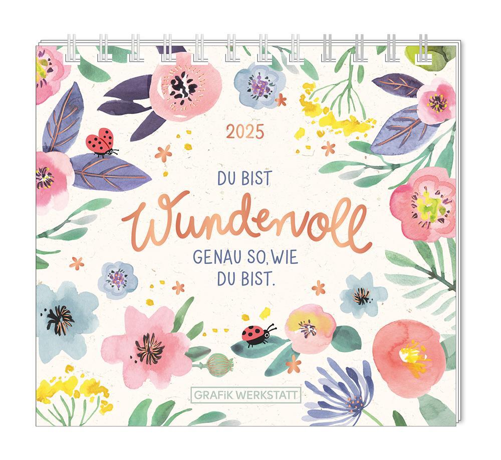 Cover: 9783986361327 | Mini-Kalender 2025 Du bist wundervoll | Mini-Kalender | Original
