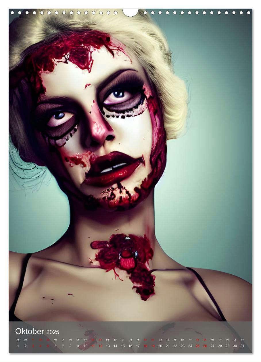 Bild: 9783435895083 | Zombie-Frauen - Blutige und faulende Horrorschönheiten...