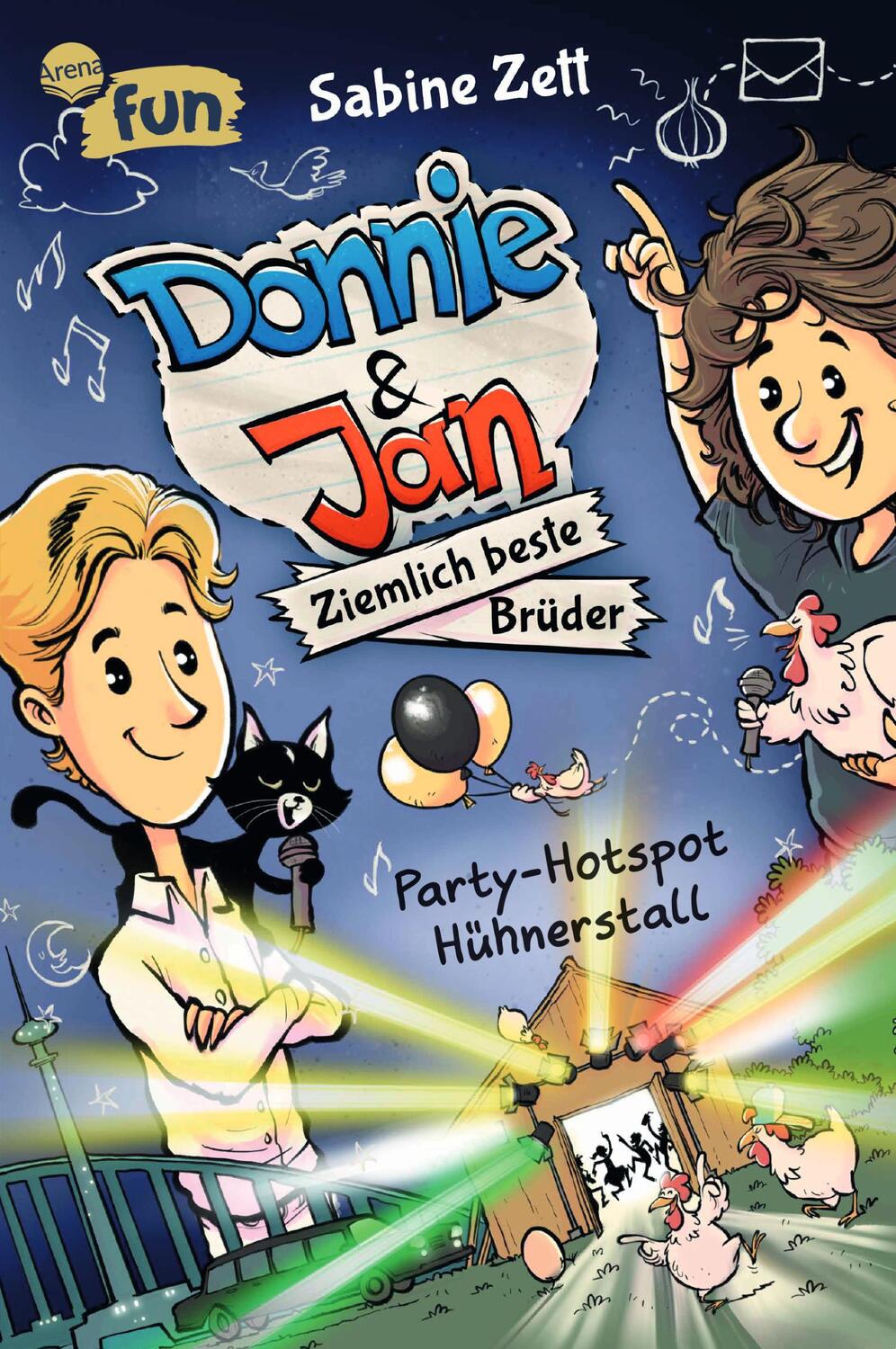 Cover: 9783401606767 | Donnie &amp; Jan - Ziemlich beste Brüder (2). Party-Hotspot Hühnerstall