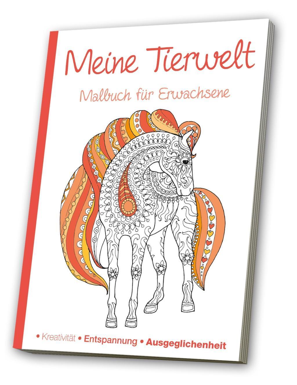 Cover: 4019393983049 | Malbuch für Erwachsene - Meine Tierwelt | Broschüre | Deutsch | 2017