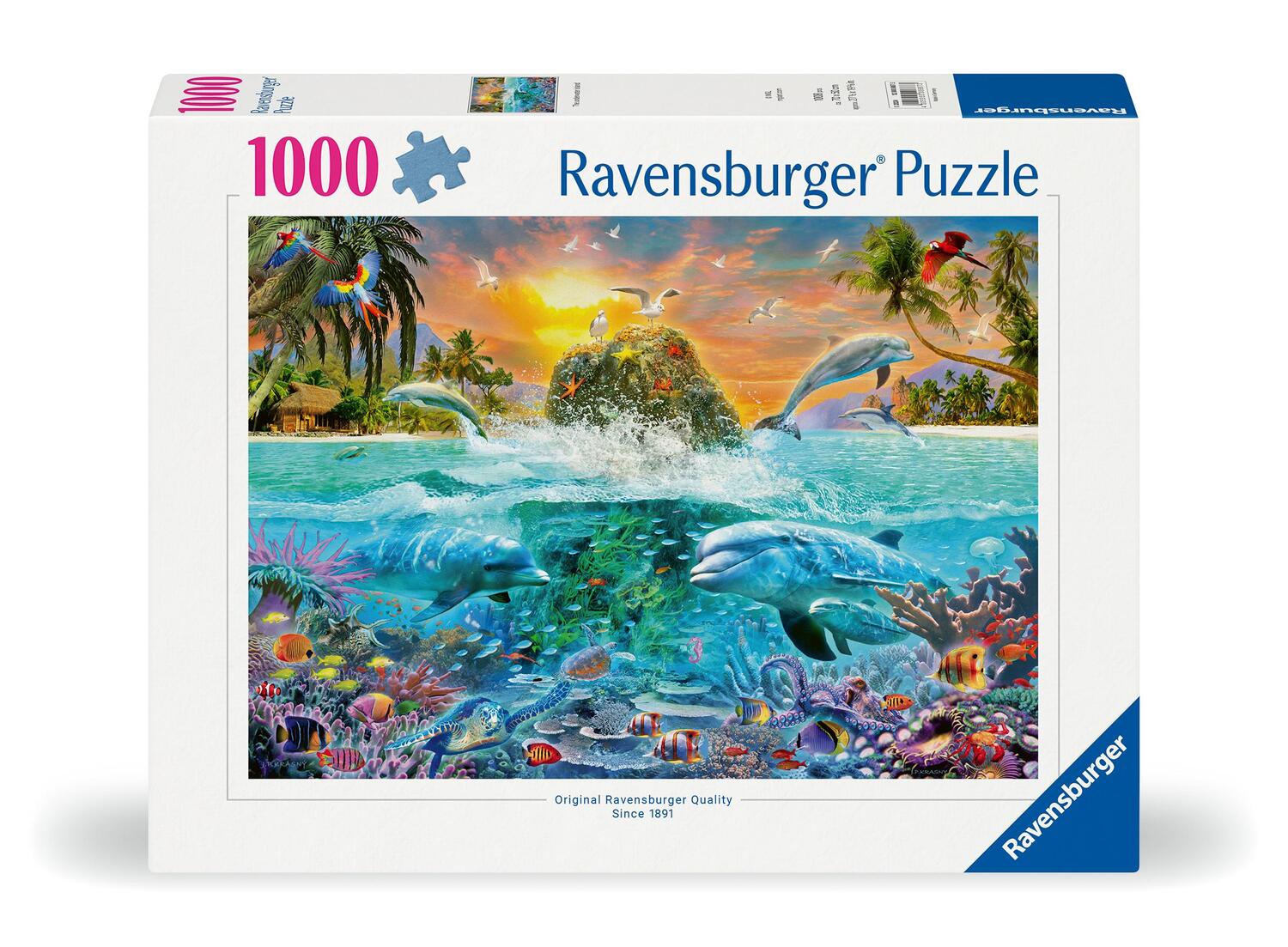 Cover: 4005555008873 | Ravensburger Puzzle 12000887 - Die Unterwasserinsel - 1000 Teile...