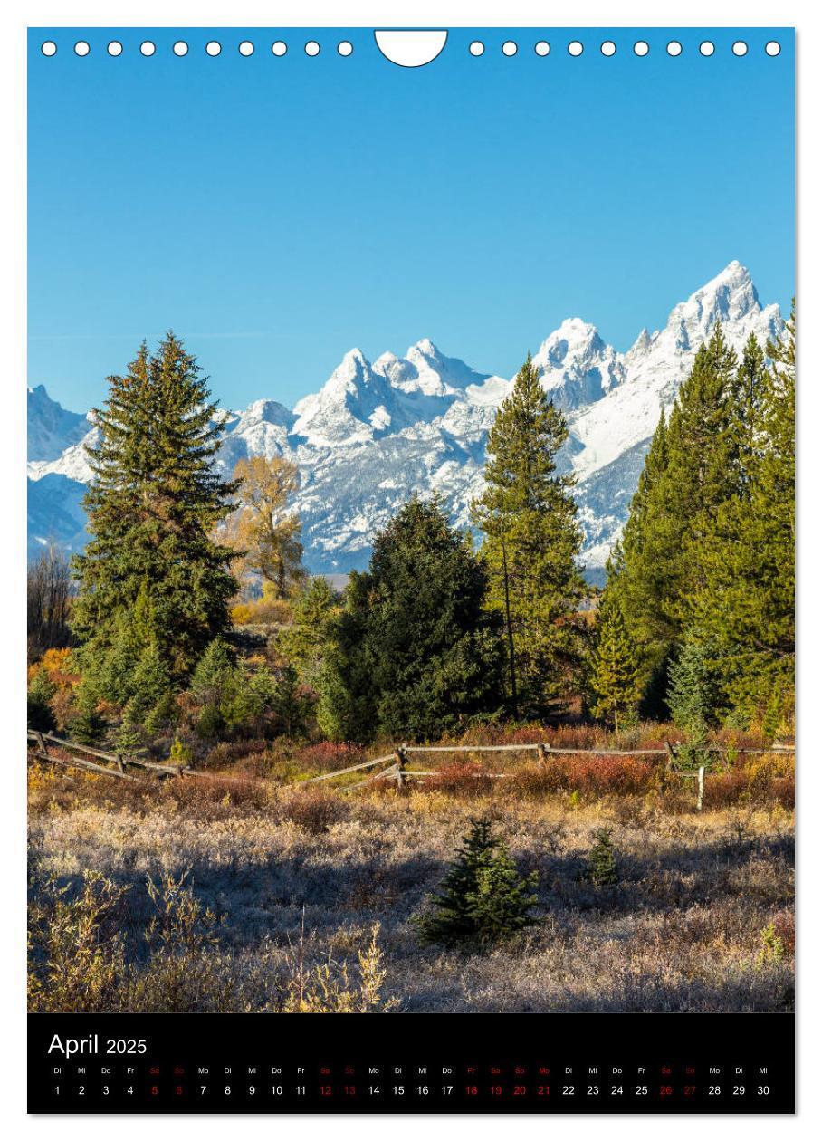 Bild: 9783435992935 | Teton Range - Der Grand Teton National Park (Wandkalender 2025 DIN...