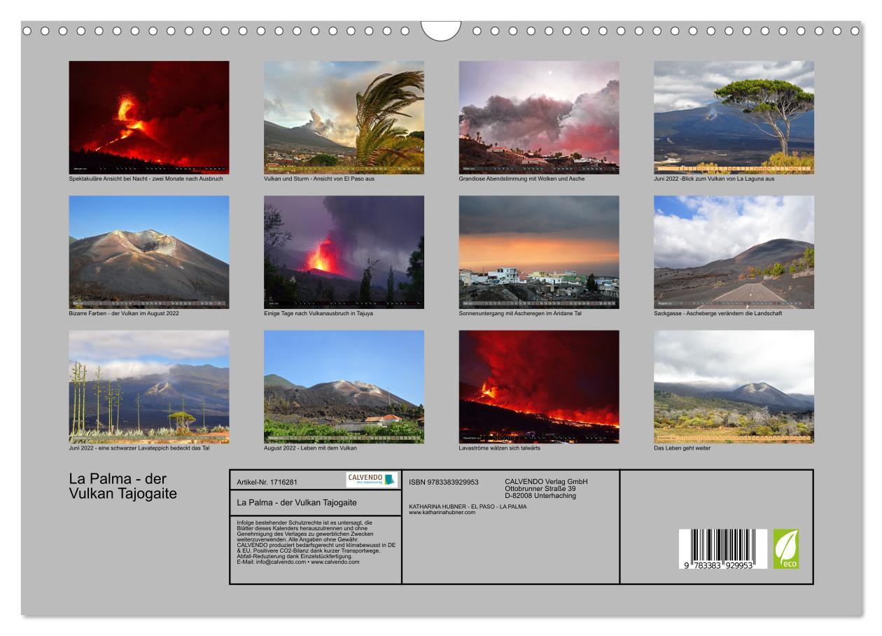 Bild: 9783383929953 | La Palma - der Vulkan Tajogaite (Wandkalender 2025 DIN A3 quer),...