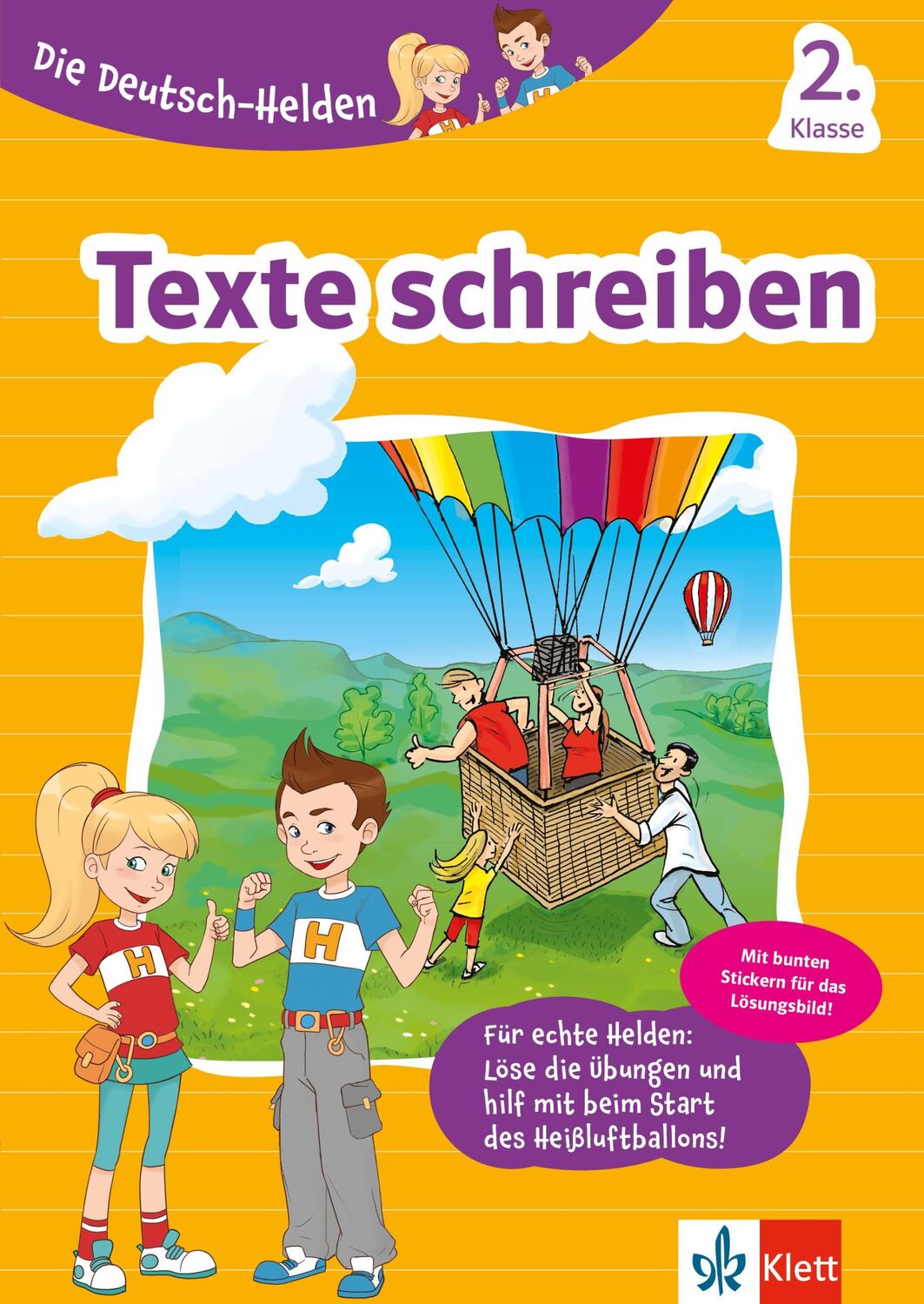 Cover: 9783129496794 | Klett Die Deutsch-Helden Texte schreiben 2. Klasse | Füllemann | 64 S.