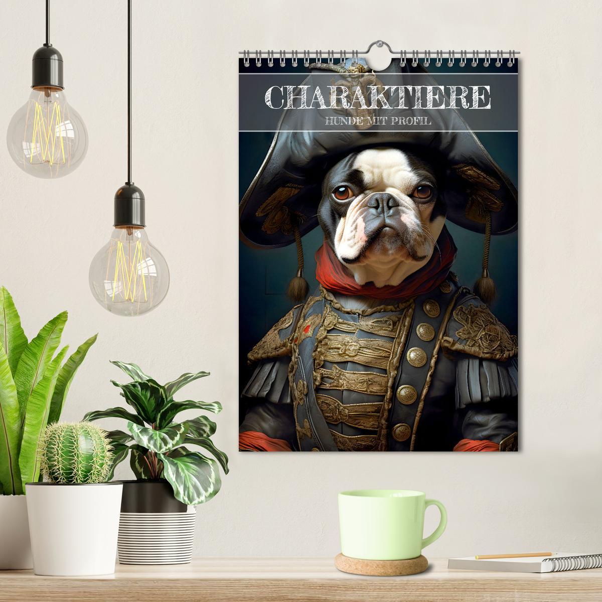 Bild: 9783435851836 | CHARAKTIERE Hunde mit Profil (Wandkalender 2025 DIN A4 hoch),...