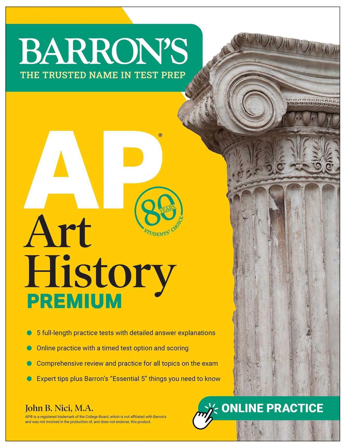 Cover: 9781506288185 | AP Art History Premium, Sixth Edition: 5 Practice Tests +...