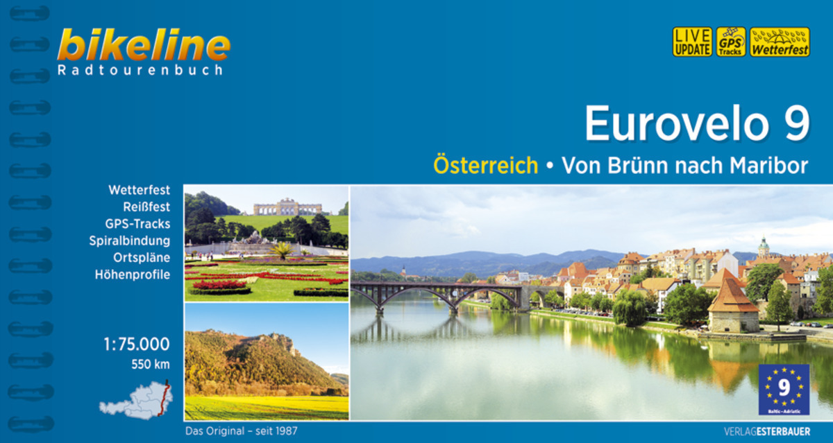 Cover: 9783850006644 | Bikeline Radtourenbuch Eurovelo 9 | Taschenbuch | 100 S. | Deutsch