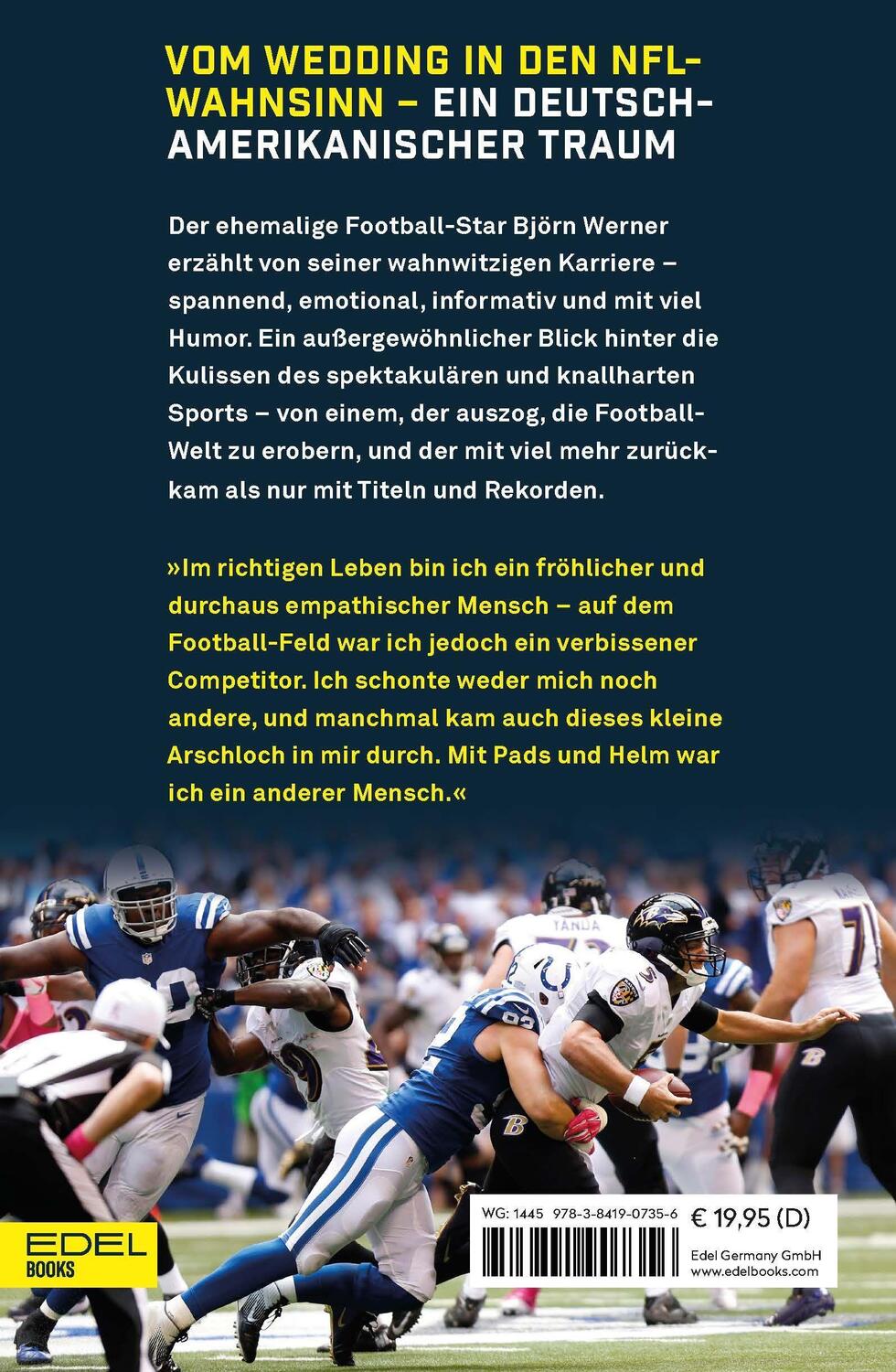 Bild: 9783841907356 | My American Football Dream | Björn Werner (u. a.) | Taschenbuch | 2020