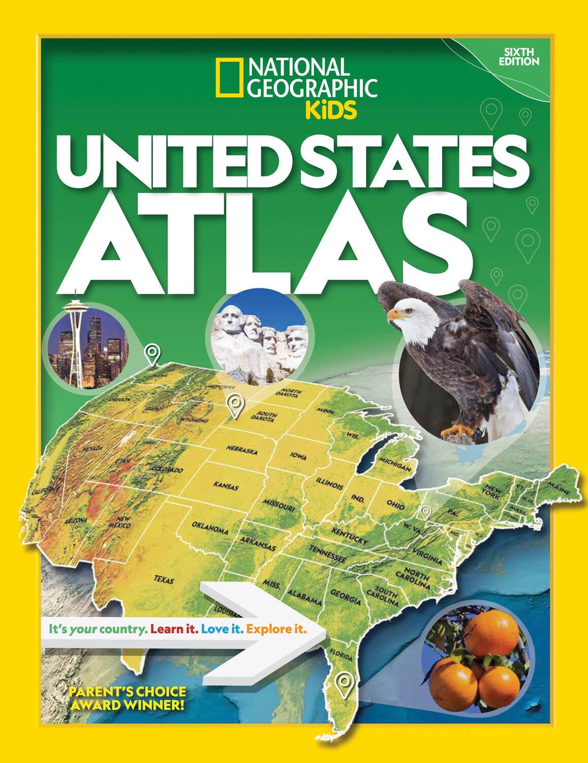 Cover: 9781426338229 | National Geographic Kids U.S. Atlas 2020, 6th Edition | Kids | Buch