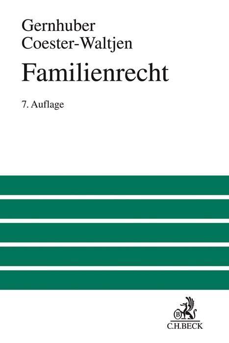 Cover: 9783406731310 | Familienrecht | Joachim Gernhuber (u. a.) | Buch | Großes Lehrbuch