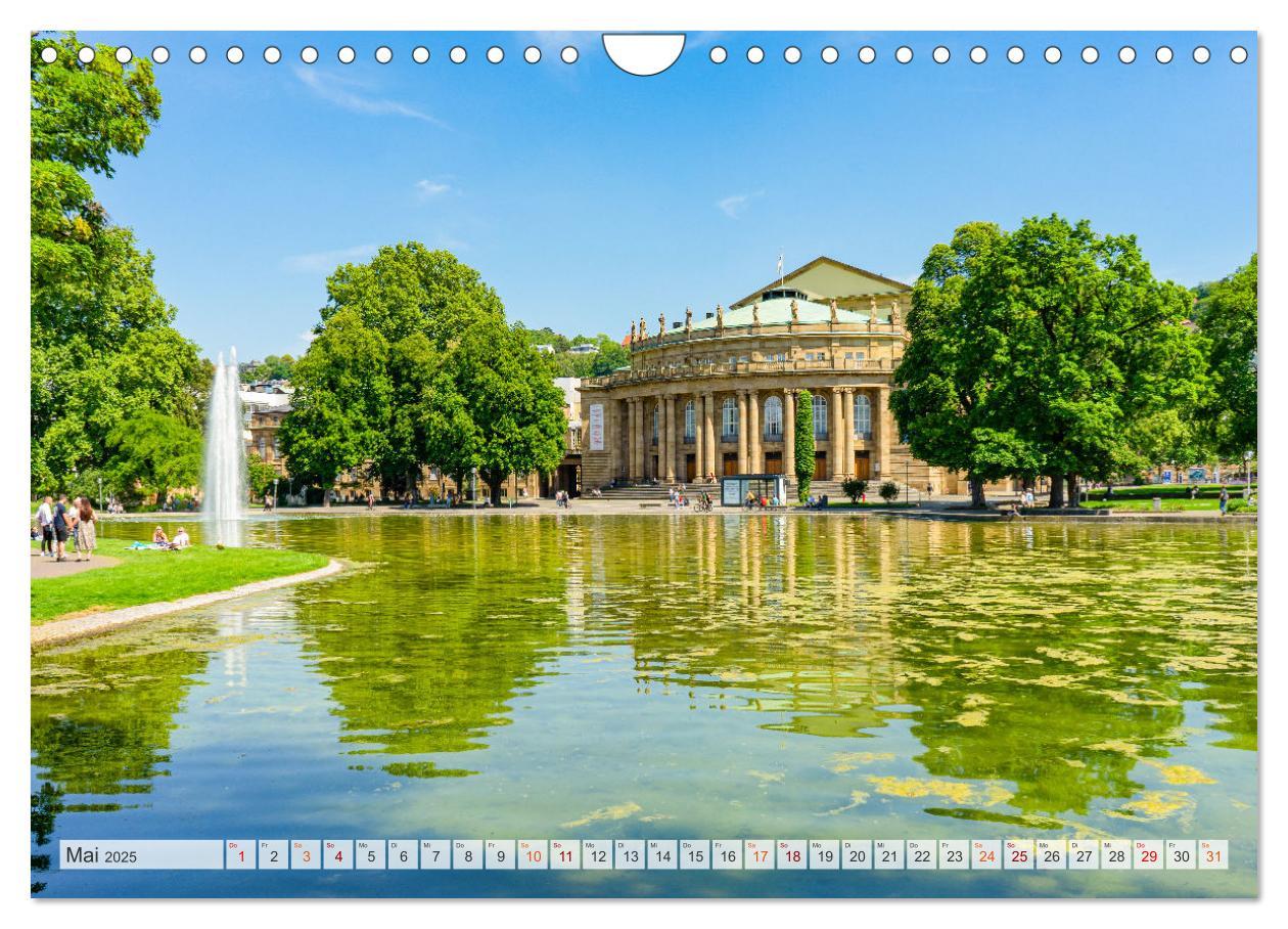 Bild: 9783435065967 | Stuttgart Stadtrundgang (Wandkalender 2025 DIN A4 quer), CALVENDO...