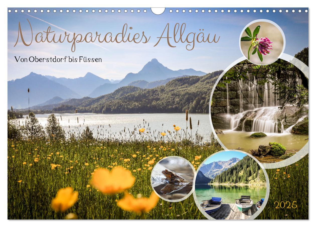 Cover: 9783457236161 | Naturparadies Allgäu - Von Oberstdorf bis Füssen (Wandkalender 2025...