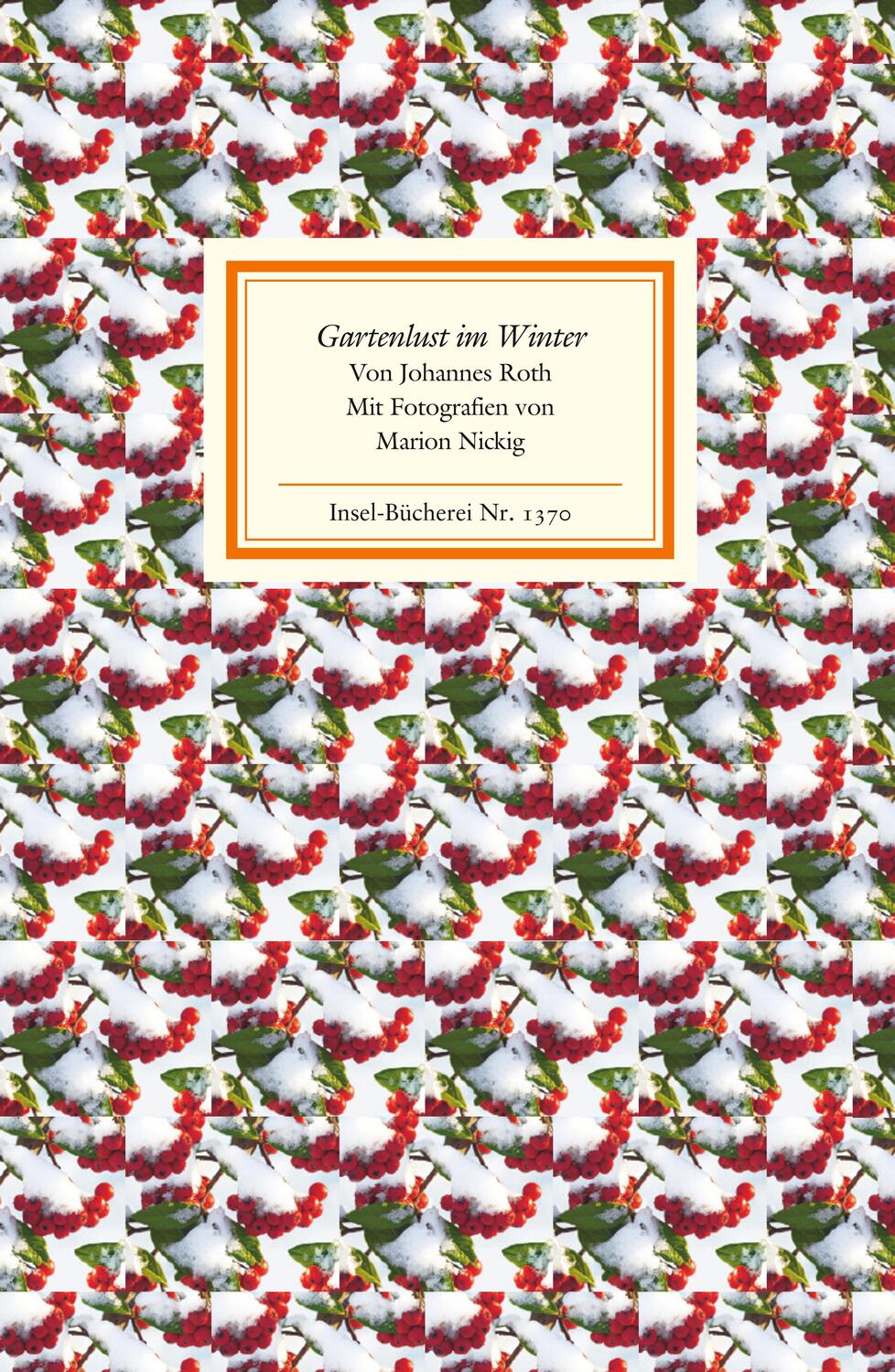 Cover: 9783458193708 | Gartenlust im Winter | Johannes Roth | Buch | Insel-Bücherei | Deutsch