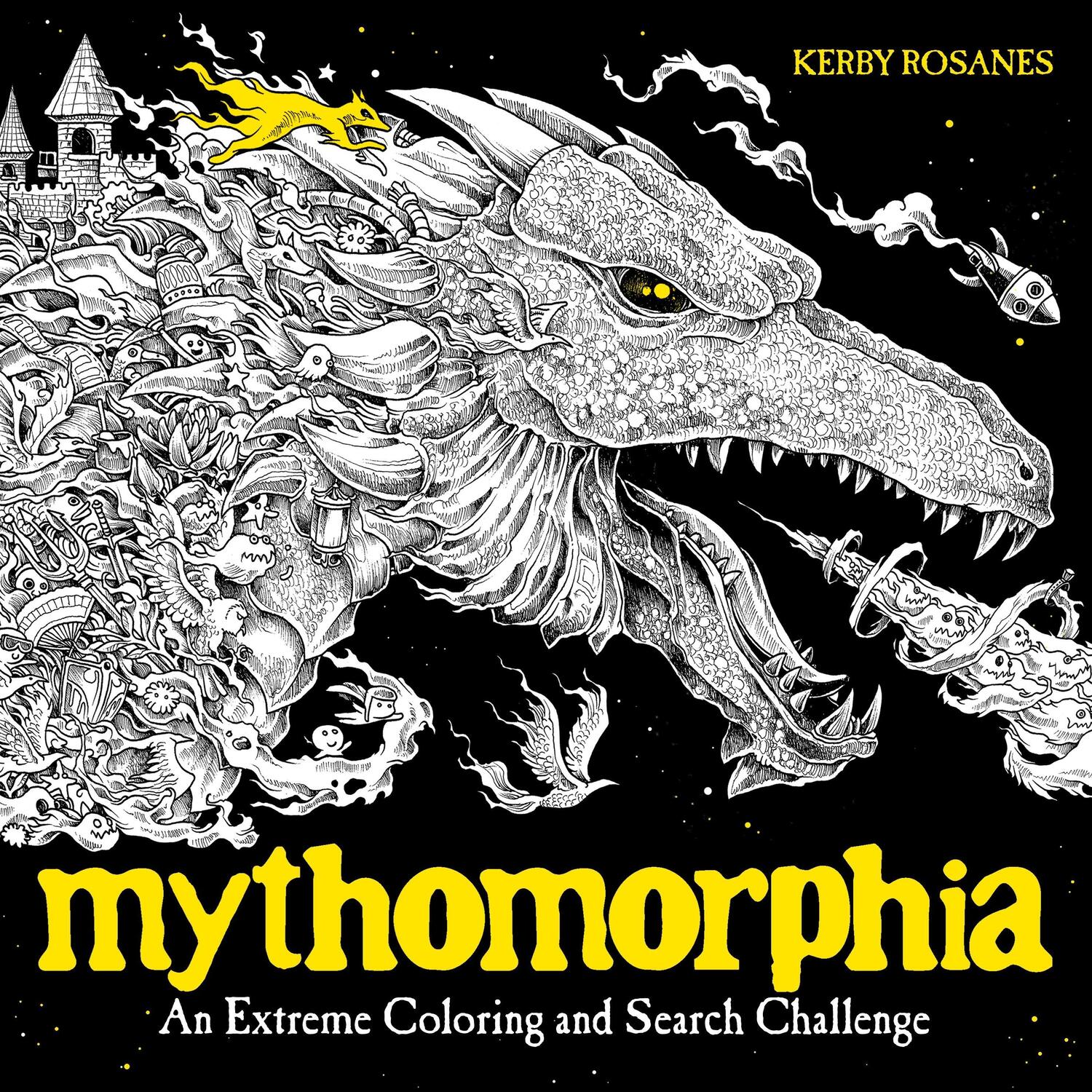 Cover: 9780735211094 | Mythomorphia | An Extreme Coloring and Search Challenge | Rosanes