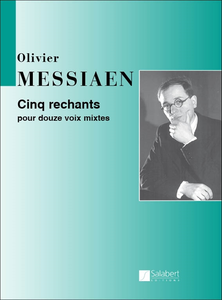 Cover: 9790048003804 | 5 Rechants Choeur (12Vx-Mx) A Cappella | Olivier Messiaen | Partitur