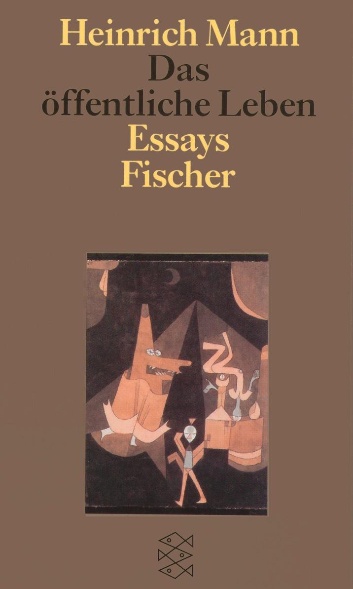 Cover: 9783596136698 | Das öffentliche Leben | Heinrich Mann | Taschenbuch | Deutsch | 2001