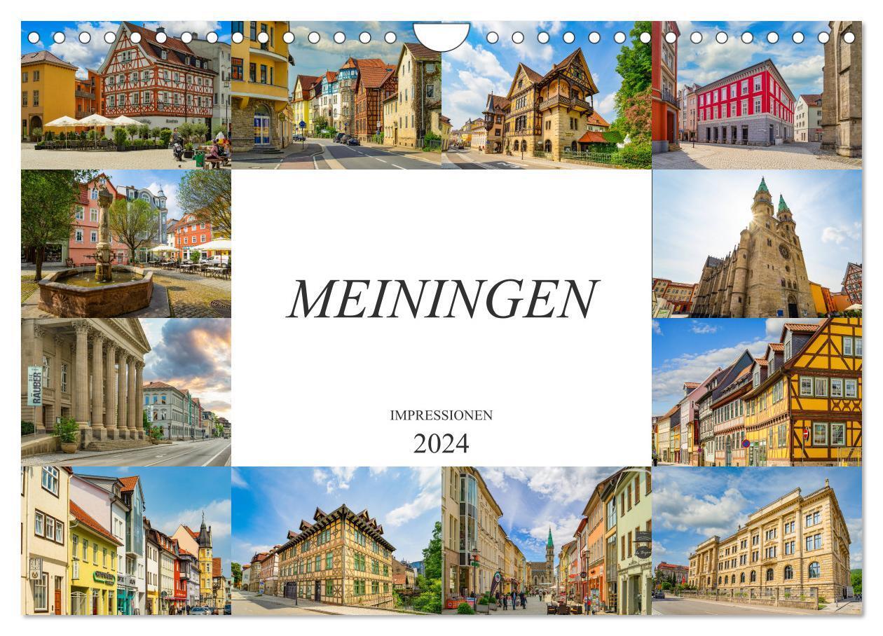 Cover: 9783675682962 | Meiningen Impressionen (Wandkalender 2024 DIN A4 quer), CALVENDO...