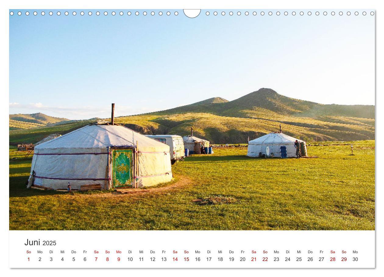 Bild: 9783435006724 | Mongolei - Endlose Steppe und wilde Natur. (Wandkalender 2025 DIN...