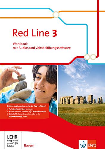 Cover: 9783125469785 | Red Line 3. Workbook mit Audios zum Download und...