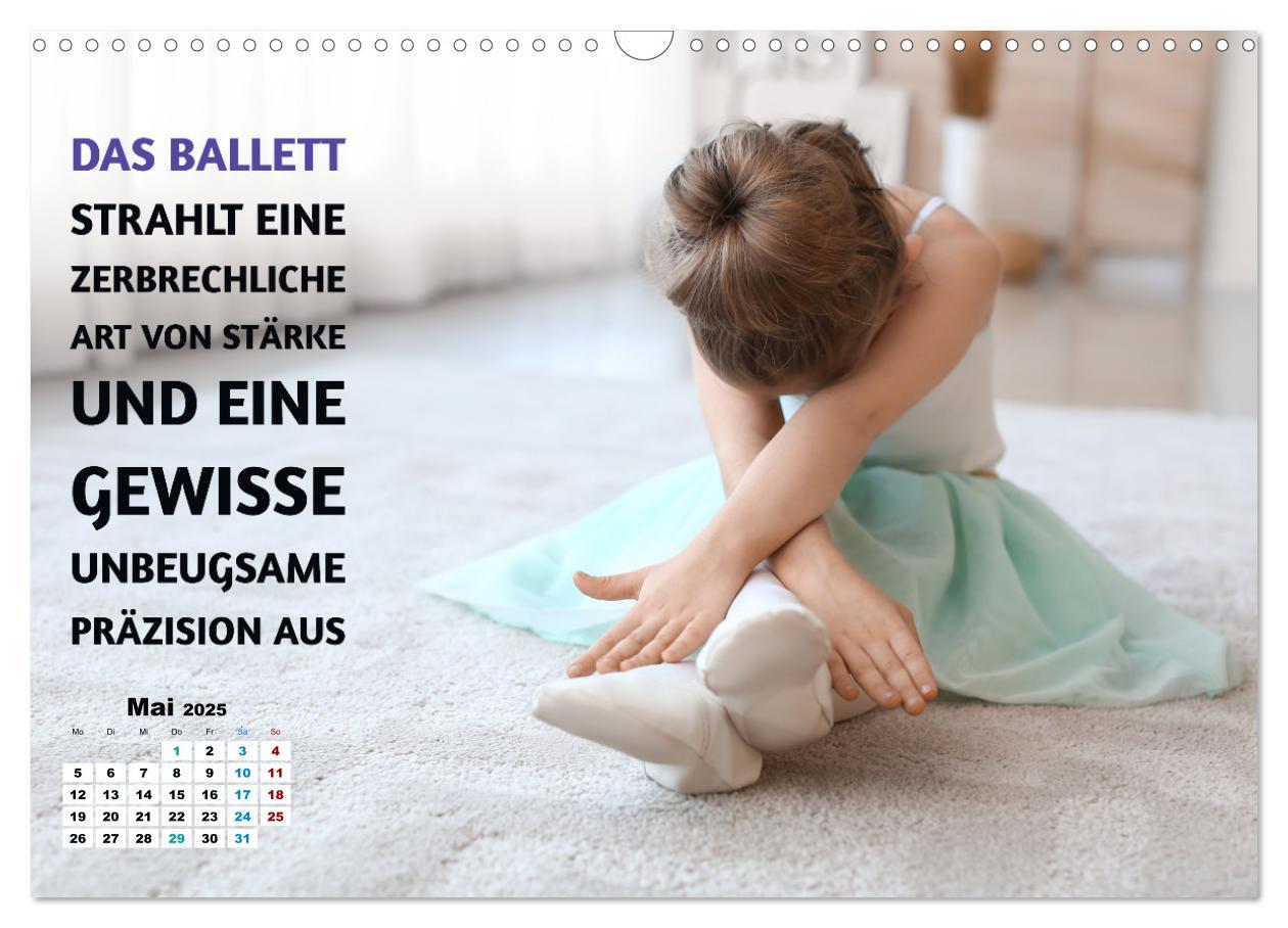 Bild: 9783383891304 | Ballett mit einem Hauch Poesie (Wandkalender 2025 DIN A3 quer),...