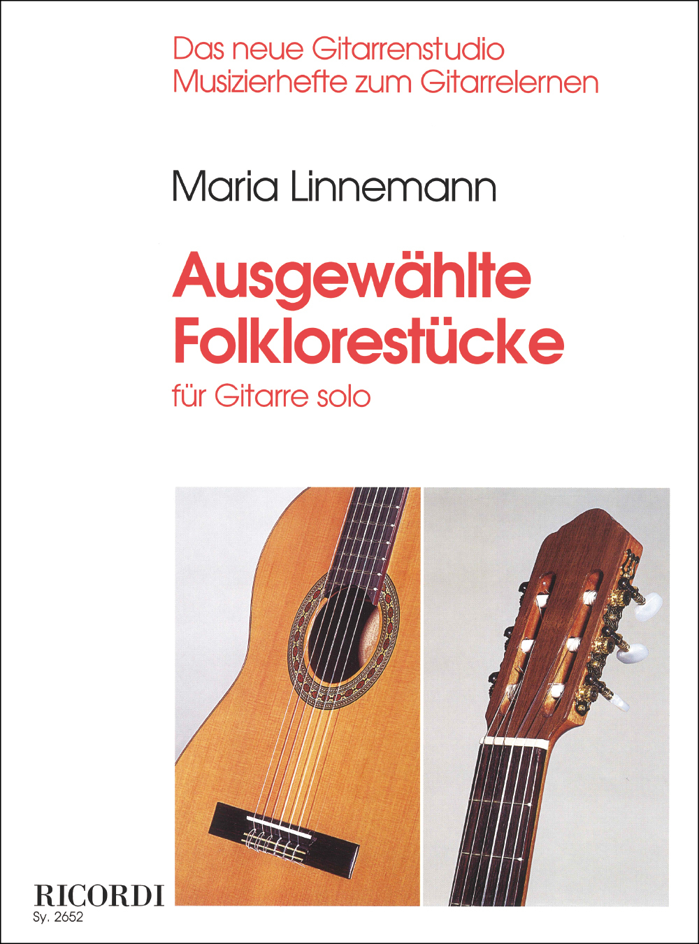 Cover: 9790204226528 | Ausgewählte Folklorestücke für Gitarre solo | Ricordi Berlin