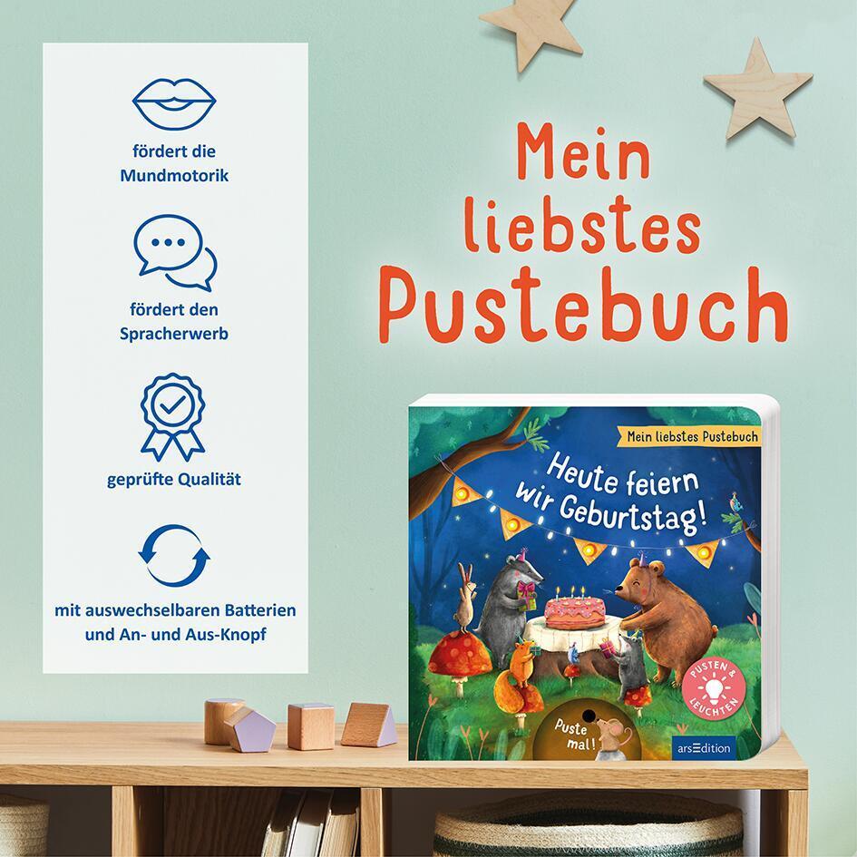 Bild: 9783845851105 | Mein liebstes Pustebuch - Heute feiern wir Geburtstag! | Maria Höck