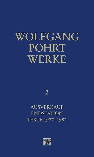 Cover: 9783893202454 | Ausverkauf, Endstation &amp; Texte 1977-1982 | Siegfried Kracauer (u. a.)