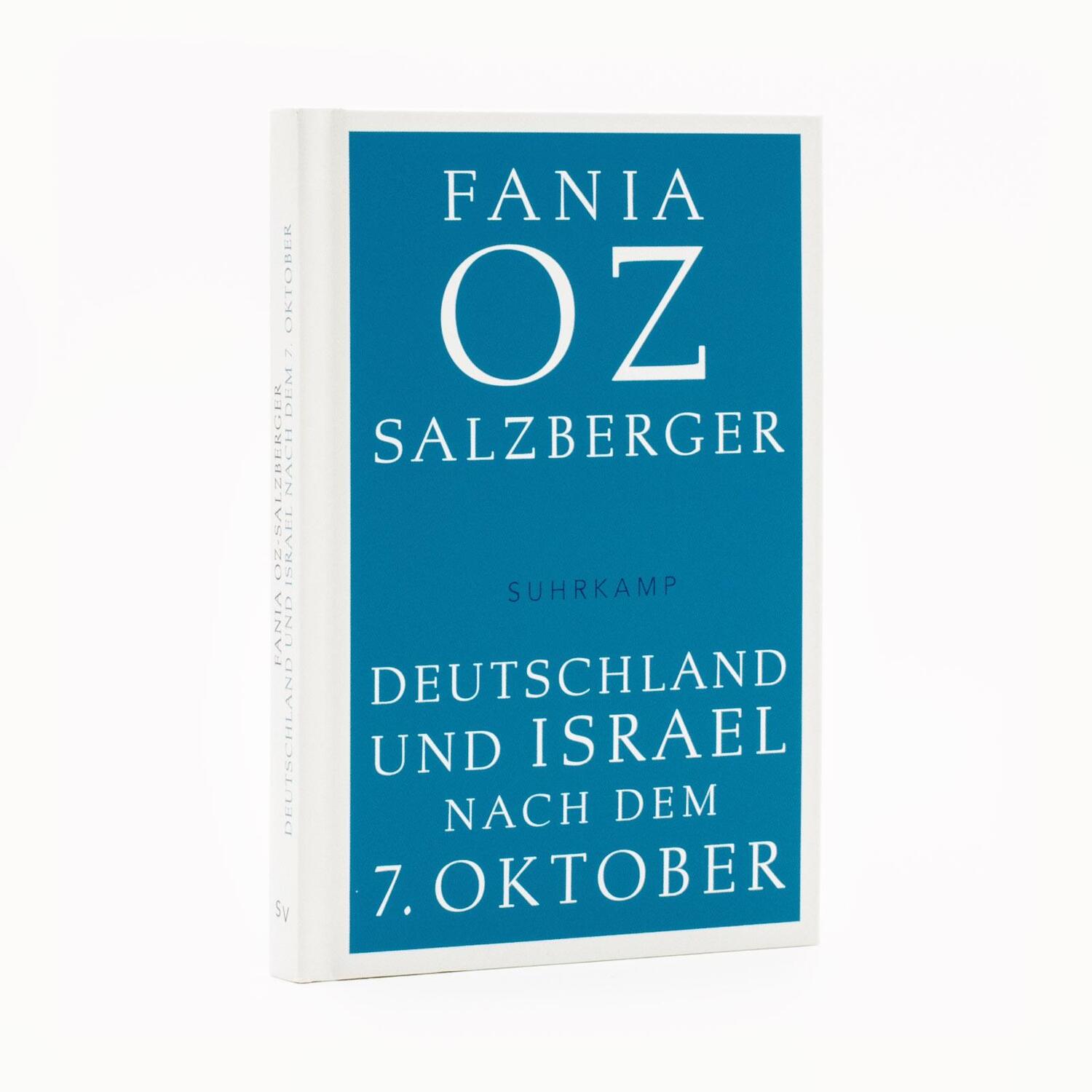 Bild: 9783518474969 | Deutschland und Israel nach dem 7. Oktober | Fania Oz-Salzberger