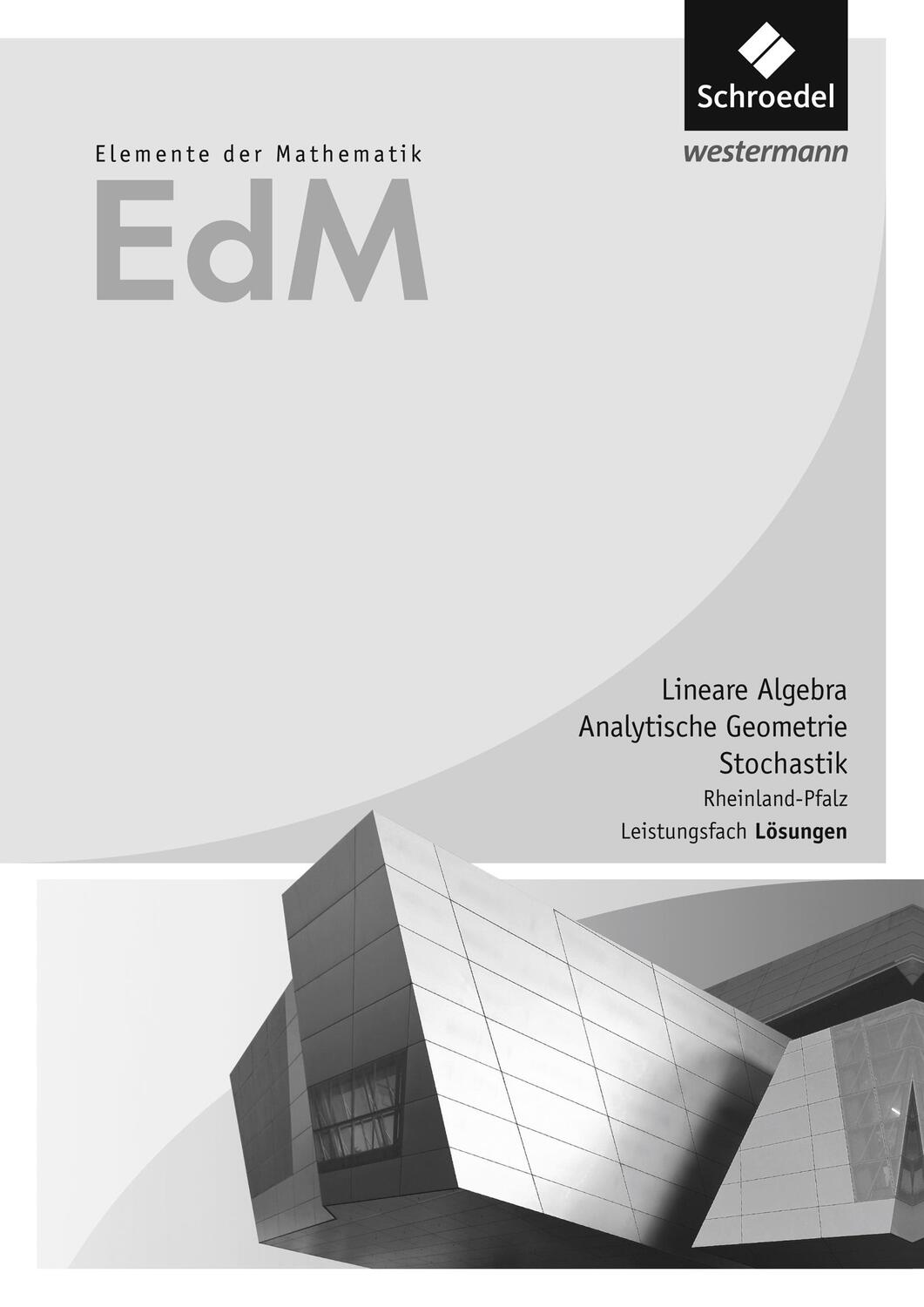 Cover: 9783507884304 | Elemente der Mathematik SII. Lösungen. Leistungsfach. Rheinland-Pfalz