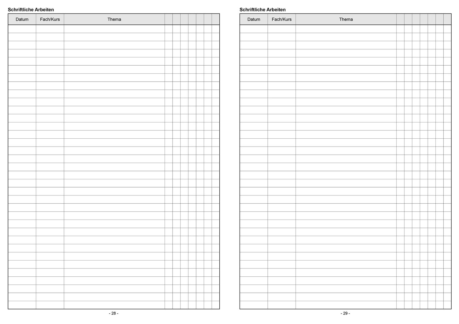 Bild: 4260094452420 | Klassenbuch "Standard", Umschlagfarbe: rot | für alle Schulformen