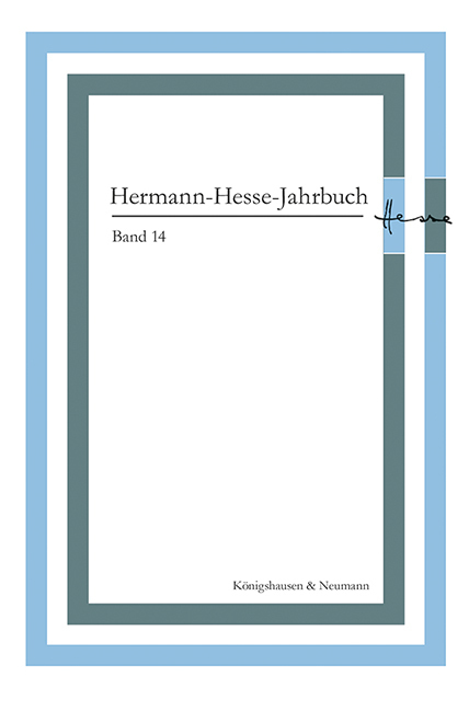 Cover: 9783826075889 | Hermann-Hesse-Jahrbuch, Band 14 | Michael Limberg | Buch | 2022