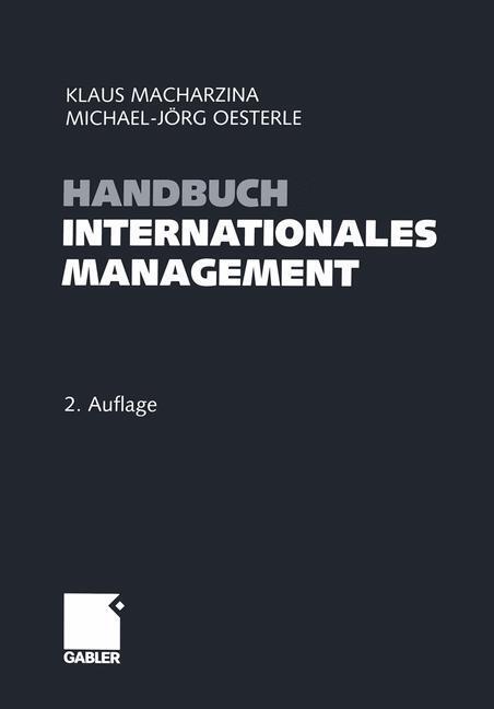 Cover: 9783322920300 | Handbuch Internationales Management | Michael-Jörg Oesterle (u. a.)