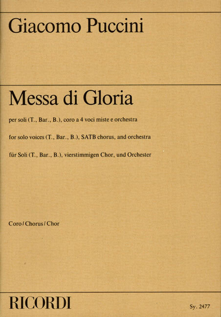 Cover: 9790204224777 | Messa di Gloria | Giacomo Puccini | Buch | 2008 | Ricordi Berlin