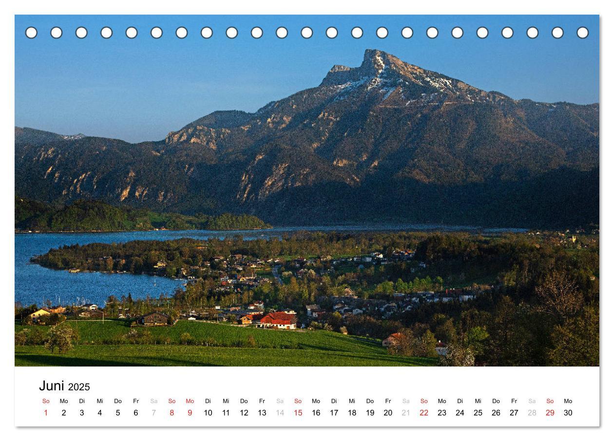 Bild: 9783435307661 | Zauberhaftes Mondseeland (Tischkalender 2025 DIN A5 quer), CALVENDO...