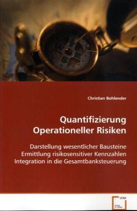 Cover: 9783639082333 | Quantifizierung Operationeller Risiken | Christian Bohlender | Buch