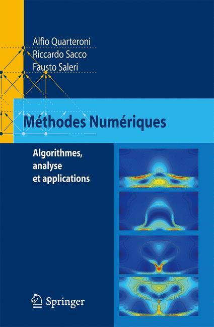 Cover: 9788847004955 | Méthodes Numériques | Algorithmes, analyse et applications | Buch