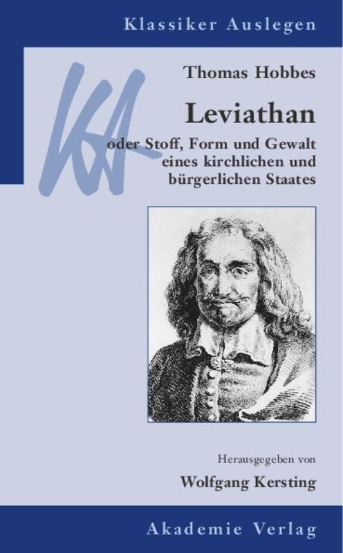 Cover: 9783050044460 | Thomas Hobbes: Leviathan | Wolfgang Kersting | Taschenbuch | Deutsch