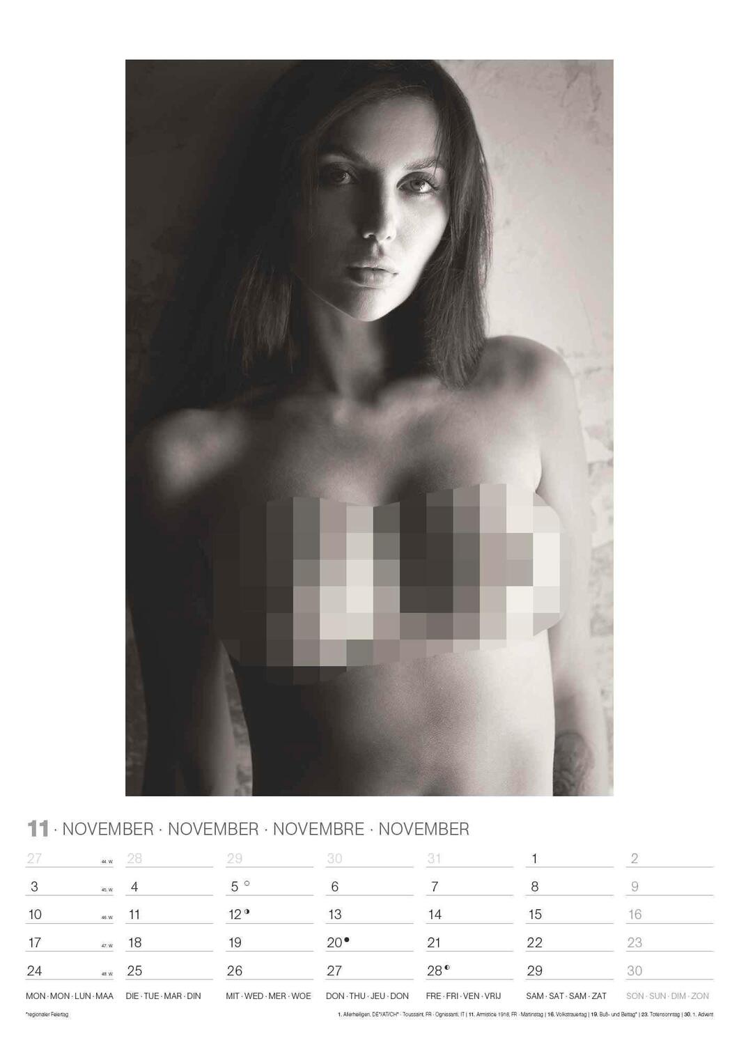 Bild: 4002725994318 | Naked 2025 - Wand-Kalender - 29,7x42 - Erotik-Kalender - Frauen -...