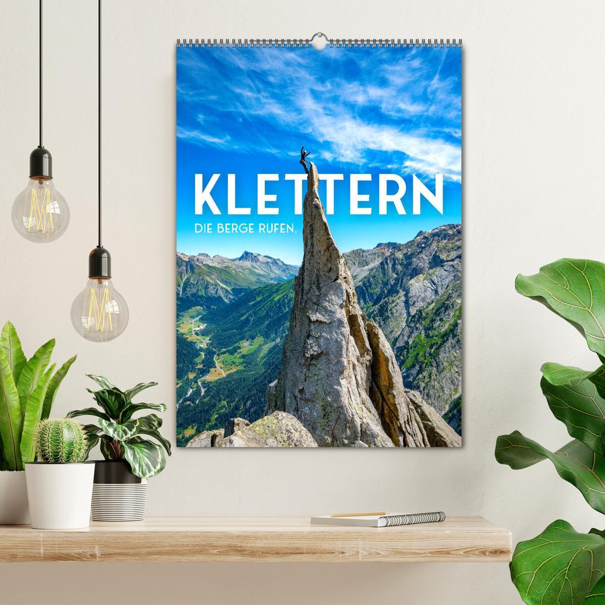 Bild: 9783435893782 | Klettern - Die Berge rufen. (Wandkalender 2025 DIN A2 hoch),...