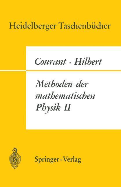 Cover: 9783540041788 | Methoden der Mathematischen Physik II | D. Hilbert (u. a.) | Buch