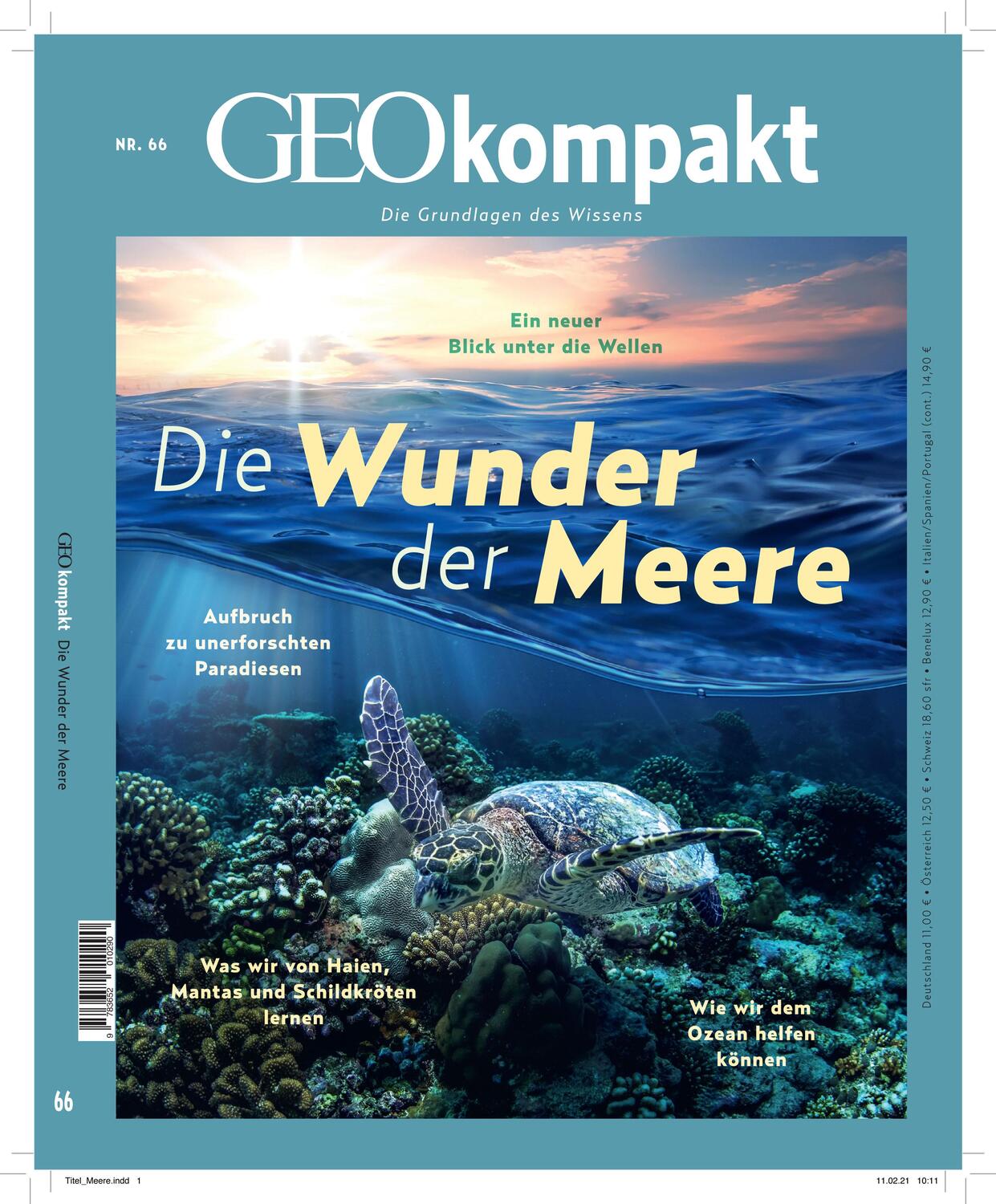 Cover: 9783652010290 | GEOkompakt 66/2021 - Die Wunder der Meere | Die Grundlagen des Wissens