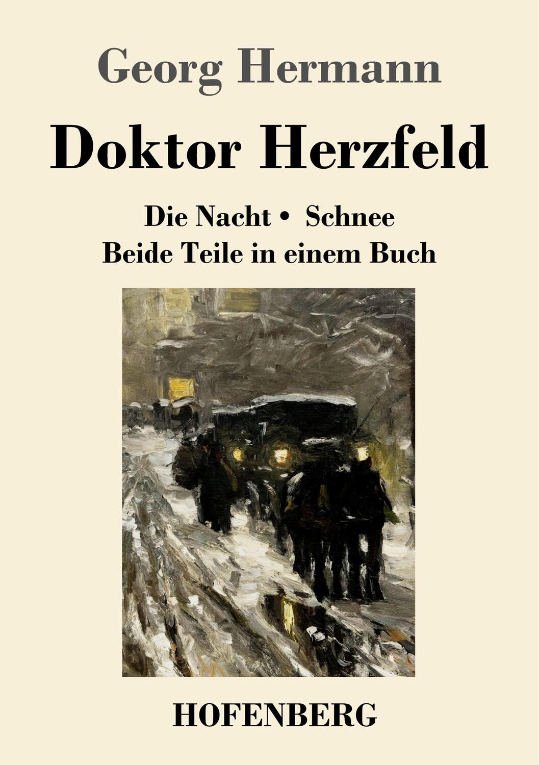 Cover: 9783743733077 | Doktor Herzfeld | Die Nacht / Schnee Beide Teile in einem Buch | Buch