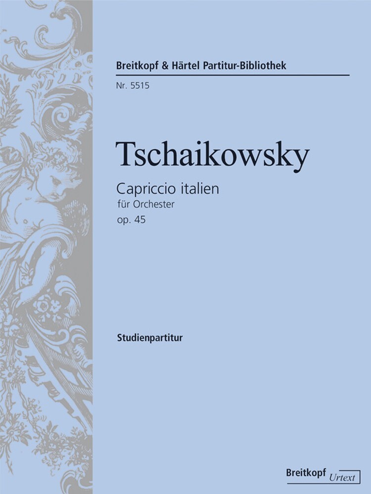 Cover: 9790004212486 | Capriccio Italien op.45, Studienpartitur | Peter I. Tschaikowski