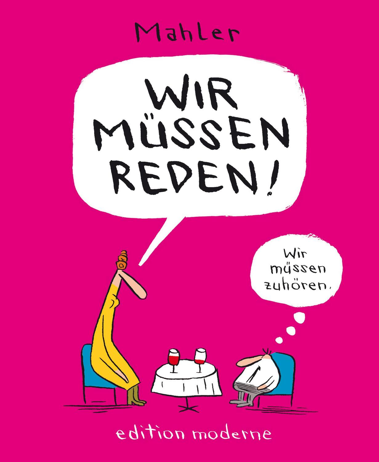 Cover: 9783037311882 | Wir müssen reden | Nicolas Mahler | Buch | Deutsch | 2019