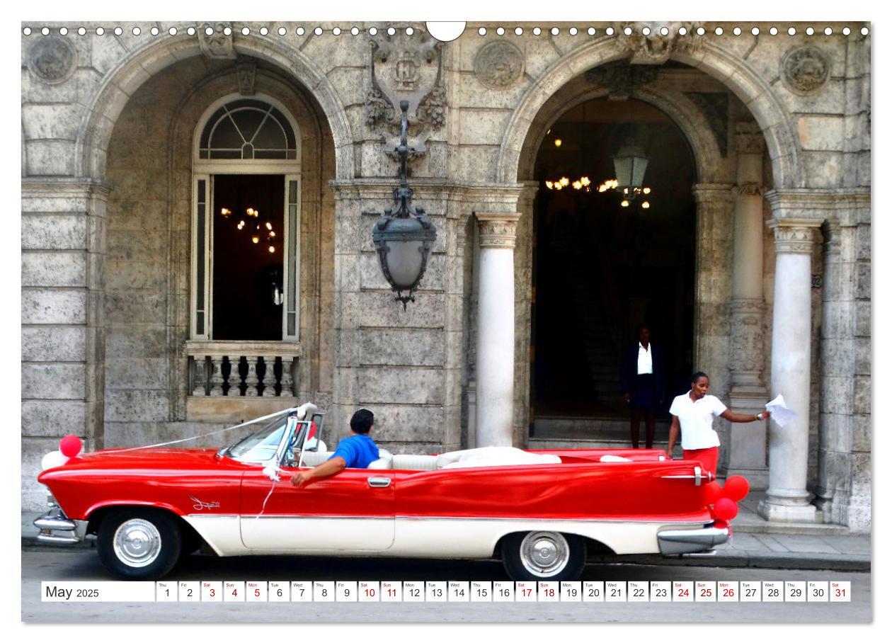 Bild: 9781325935130 | Classic Beauties - Wedding cars in Havana (Wall Calendar 2025 DIN...