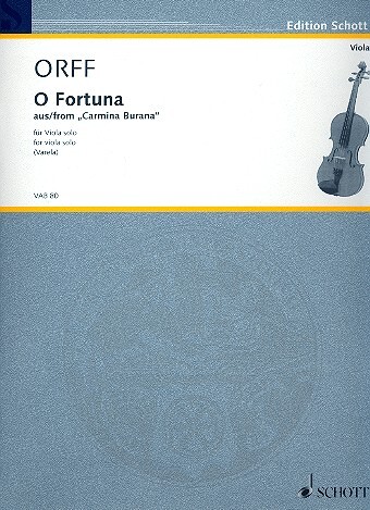 Cover: 9790001192026 | O Fortuna | from Carmina Burana | Carl Orff | Buch | 2013