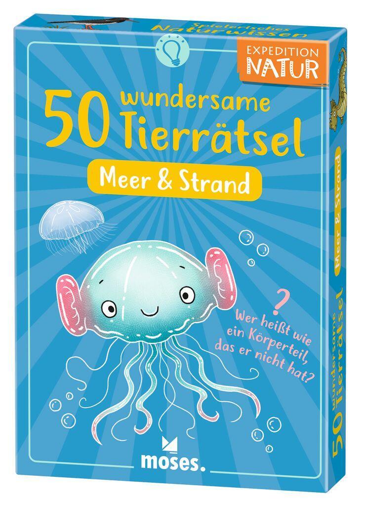Cover: 4033477098412 | 50 wundersame Tierrätsel - Meer & Strand | Inga Marie Ramcke | Spiel
